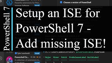 PowerShell 7 Tutorial 2: How to setup ISE for PowerShell 7 - Visual Studio Code