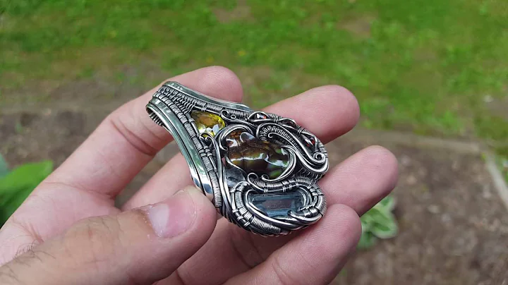 "Elemental"/aka/...  wire wrapped pendant by Alan ...