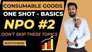 Cost of Consumable goods | NPO - TOPIC 2 | Class 12 | Accounts