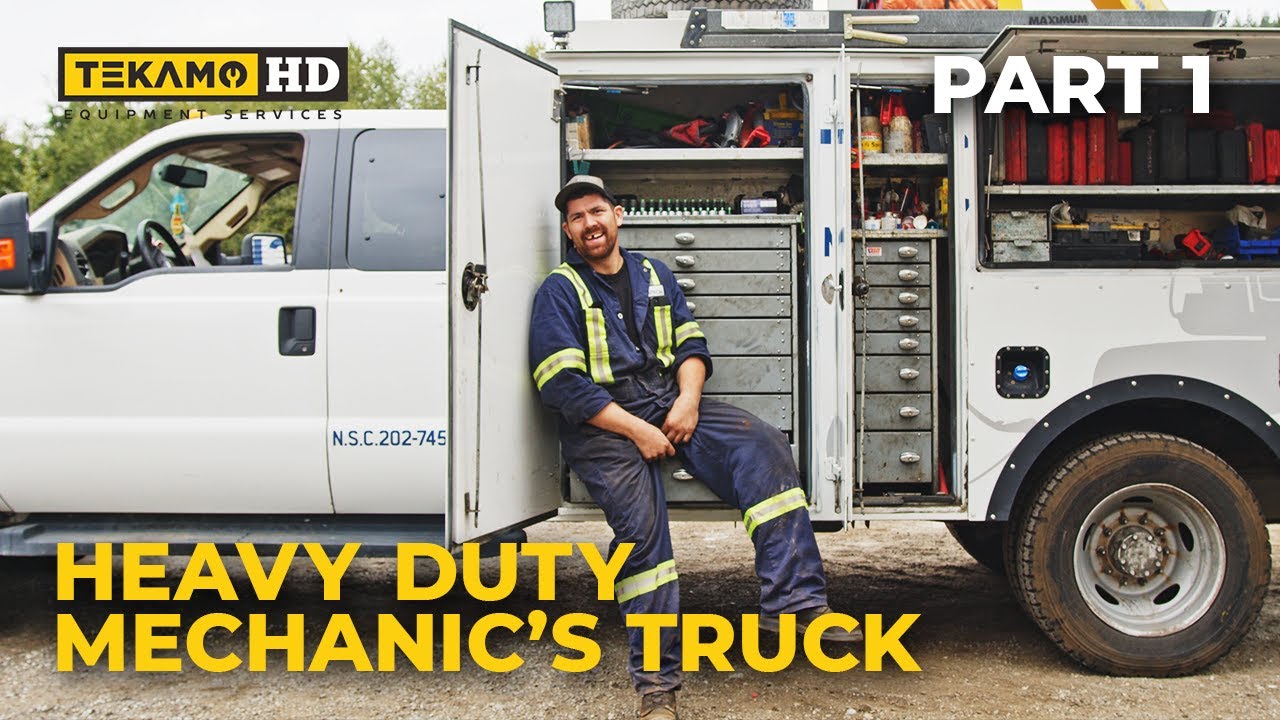 Want To Know About A Mobile Mechanic Service Truck Inside A Ford F550