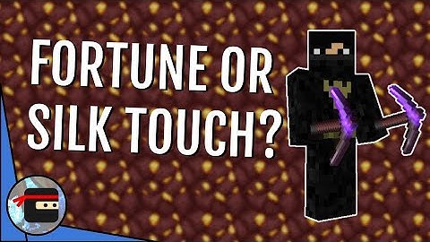 Should You Use Fortune or Silk Touch with Nether Gold? | Minecraft Quick Tips