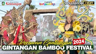 Gintangan Bamboo Festival 2024 - Parade Kostum Unik Berbahan Bambu Banyuwangi