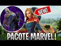 JOGUEI COM O NOVO PACOTE DA MARVEL!  | FORTNITE