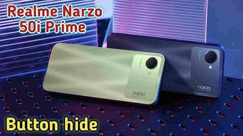 Back Button Setting In Realme Narzo 50i Prime, How To Hide Back Button In Realme Narzo 50i