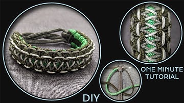How to Make Paracord Bracelet Tying Cobra Knots