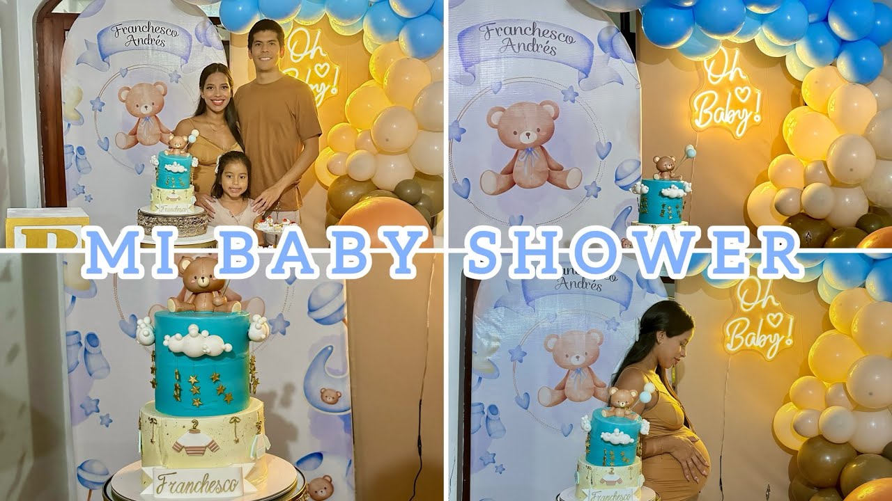 BABY SHOWER FRANCHESCO ANDRÉS 🩵 // Yamilka asmr