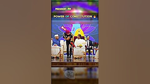 💪-POWER OF CONSTITUTION PRESIDENT 🇮🇳 INDIA