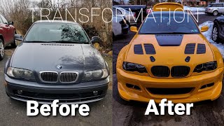 Сборка BMW E46 GTR за 10 минут