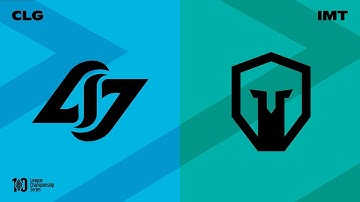 CLG vs. IMT - Week 4 Day 1 | LCS Spring Split | Counter Logic Gaming vs Immortals Progressive (2022)