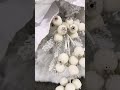 Raz 21" Set of 2 Iced White Berry Pod Christmas Tree Spray F4606670