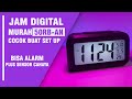 REVIEW JAM MEJA DIGITAL LCD ALARM SMART CLOCK - JP9901 | BUAT SET UP MEJAMU JADI KEREN DAN MINIMALIS