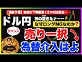 【FXドル円最新予想】売り一択！為替介入は敵ではなく味方！