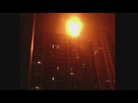 Fire Rips Through Dubai Skyscraper - Van JaVa Video