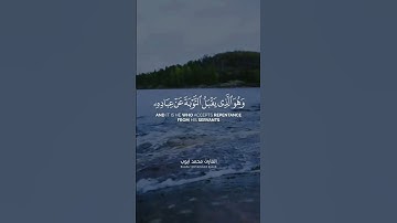 تلاوة خاشعة و مؤثرة /وهو الذي يقبل التوبة عن عباده القارئ محمد أيوب