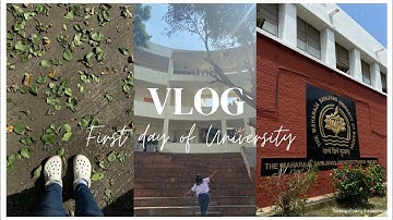 FIRST DAY AT FASHION UNIVERSITY! | Orientation day | MSU baroda | Vlog | Rama Nagdev