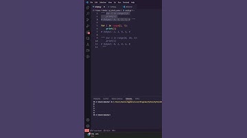 Python in 60 seconds: range() function