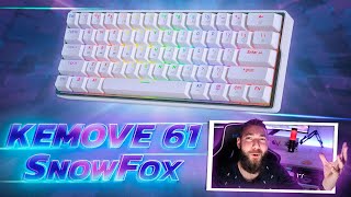 El MEJOR teclado MECÁNICO, 60% INALAMBRICO del MERCADO | KEMOVE 61 SNOWFOX