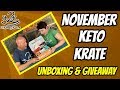 Keto Krate giveaway and unboxing for November 2019 | #ketosnacks #ketochocolate