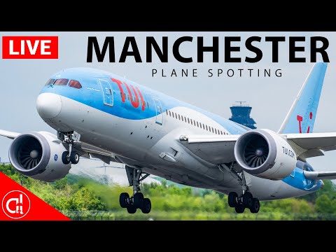 FOG LOW VIS! | LIVE Plane Spotting from Manchester Airport 鉁堬笍