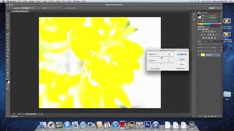 Altering the brightness and contrast in Photoshop CS6