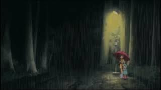 10 Hour My nieghboor totoro Rain (for study and sleep)