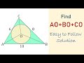 Geometry Quiz: Circle and Triangle