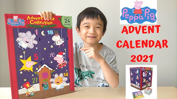 Opening Peppa Pig Advent Book Collection Calendar 2021 - 24 books to collect - Christmas Count Down