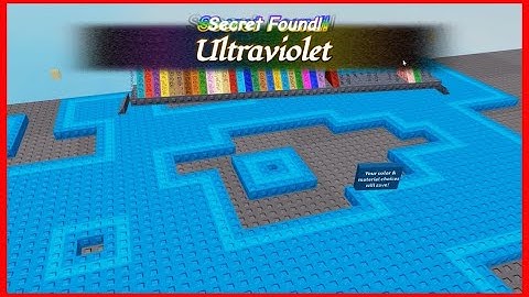 How to get ULTRAVIOLET Badge in SECRET UNIVERSE Roblox