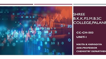 Bsc Sem - 5 Unit - 1 Lecture - 5 by Nikita Patel