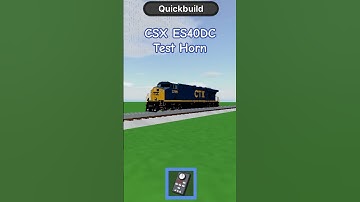 *Brand New* CSX ES40DC Test Train Horn (RO-Scale Sandbox)