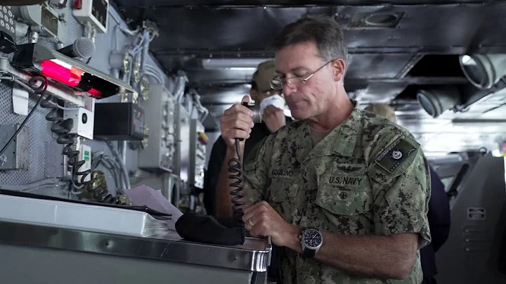 Adm. John Aquilino Speaks to USS Carl Vinson Crew ...