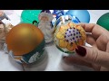 Стеклянные елочные игрушки родом из детства / Распаковка / Christmas decorations