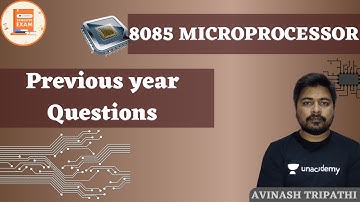 Previous year Questions | 8085 Microprocessor | GATE/ESE | Avinash Sir
