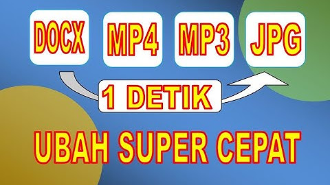 Cara merubah ekstensi file 1 detik | CMD Trick