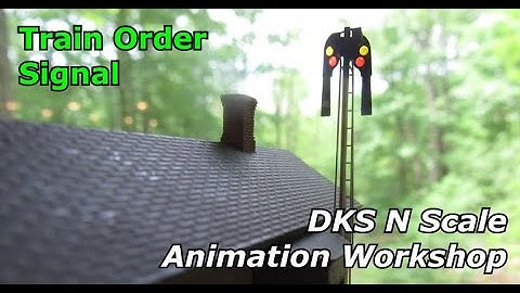 N Scale Working Train Order Signals, Part 2