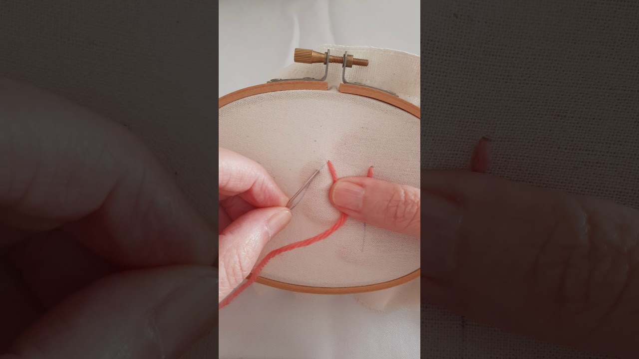 Empezá a Bordado - Punto Atrás, Punto Tallo o Yerba, Nudo Francés