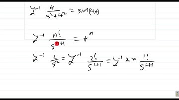 Laplace Transforms - Calculus 1 1217 Q5Bi