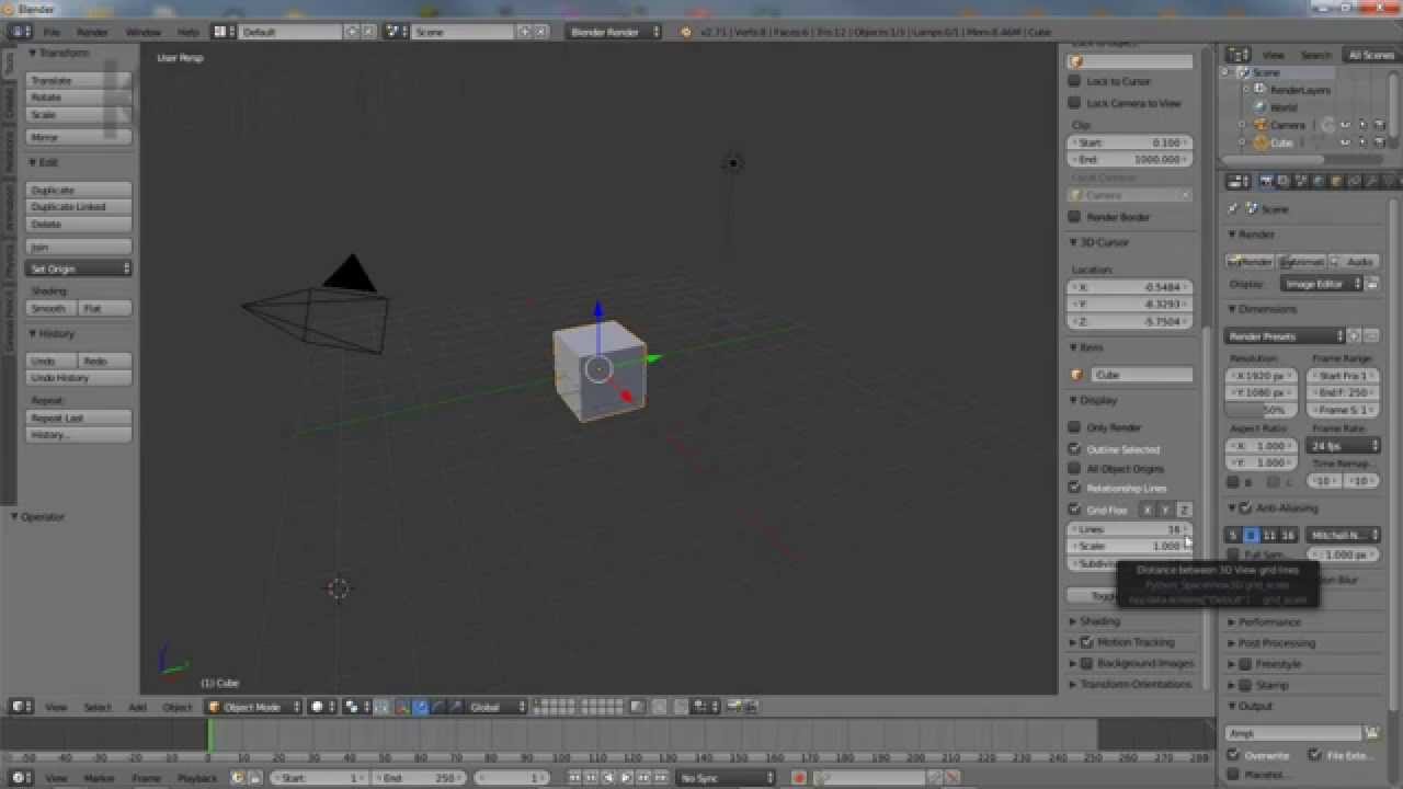 Grid Settings In Blender YouTube
