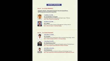 1st Day 2nd Session AICTE-ISTE Induction Programme on "Strategies in TeachingLearning" by Dr.K.Maran