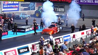 Slow Motion Burnouts - Main Event - Santa Pod - 25th May 2024