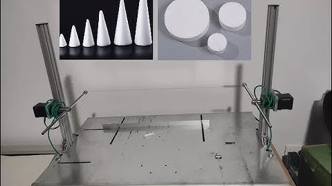 small hot wire EPS foam cutter for round and cone shapes