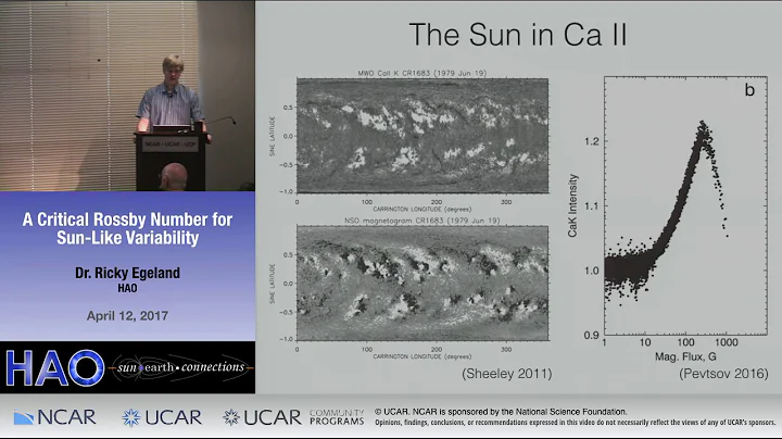 Dr. Ricky Egeland | HAO | A Critical Rossby Number...