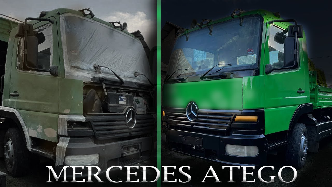 Mercedes Atego restoration for my dad  TIMELAPSE