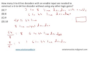 ISRO 2011 | DLD | 3 TO 8 LINE ENCODER | ISRO TEST SERIES | SOLUTIONS ADDA | EXPLAINED BY ISRO AIR-1