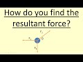 1 19 How to find the resultant force?