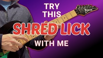 MY CRAZIEST SHRED LICK?? (Full Lesson + Tabs!)