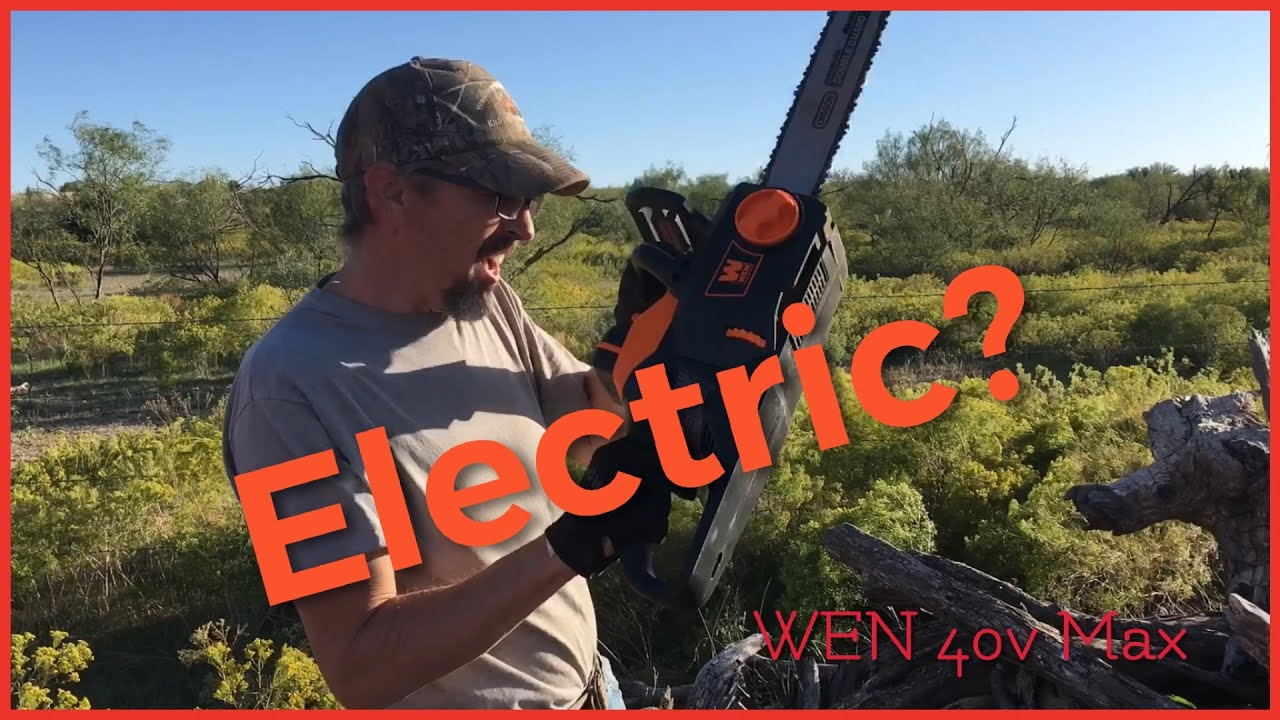 40v Max Electric Chainsaw By Wen - Review & Demo