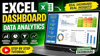 Excel Dashboard in 1 Hour 🚀 | Complete Data Analytics Project for Beginners