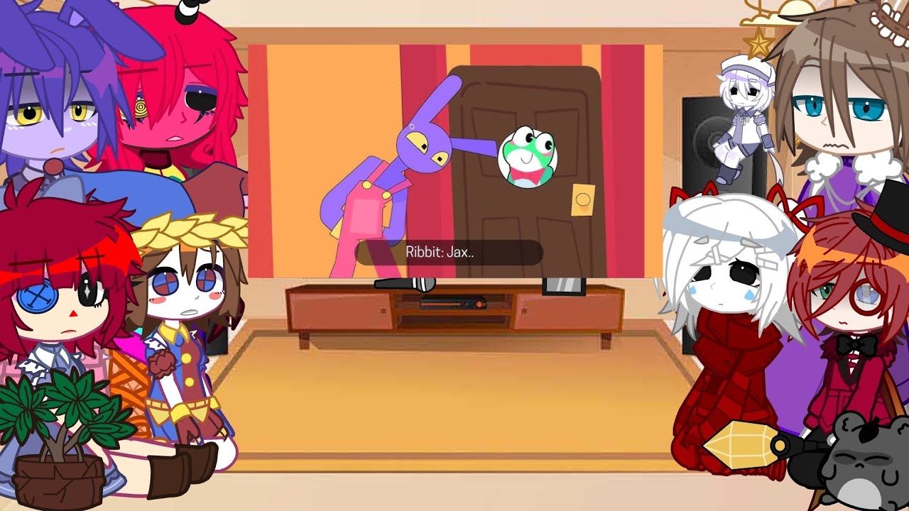 TADC REACT TO Ribbit Abstraction TADC II Gacha Club 🐰