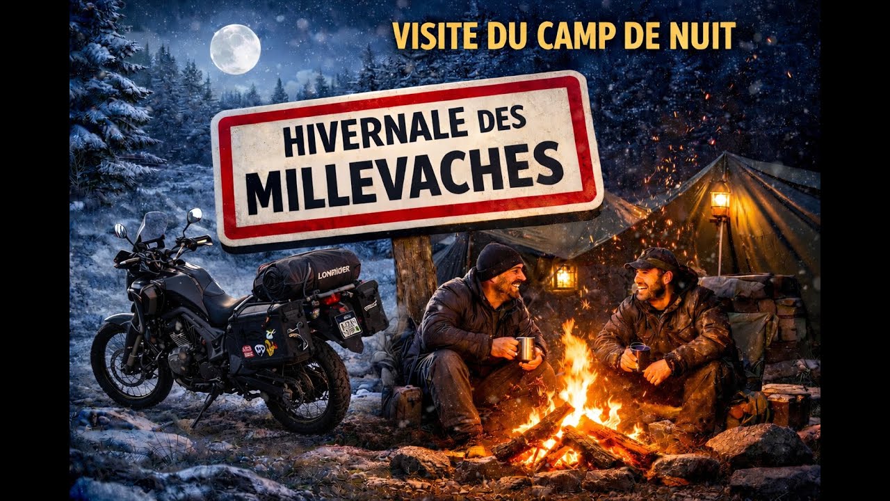 Hivernale des Millevaches 2025, L'hivernale mythique! Visite, sans montage, du camp la nuit